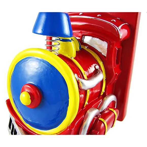 Charming Red Train Engine Bookends - Picture 2 of 5